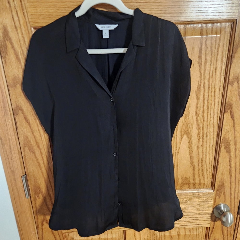 Nine West Button-Up Blouse